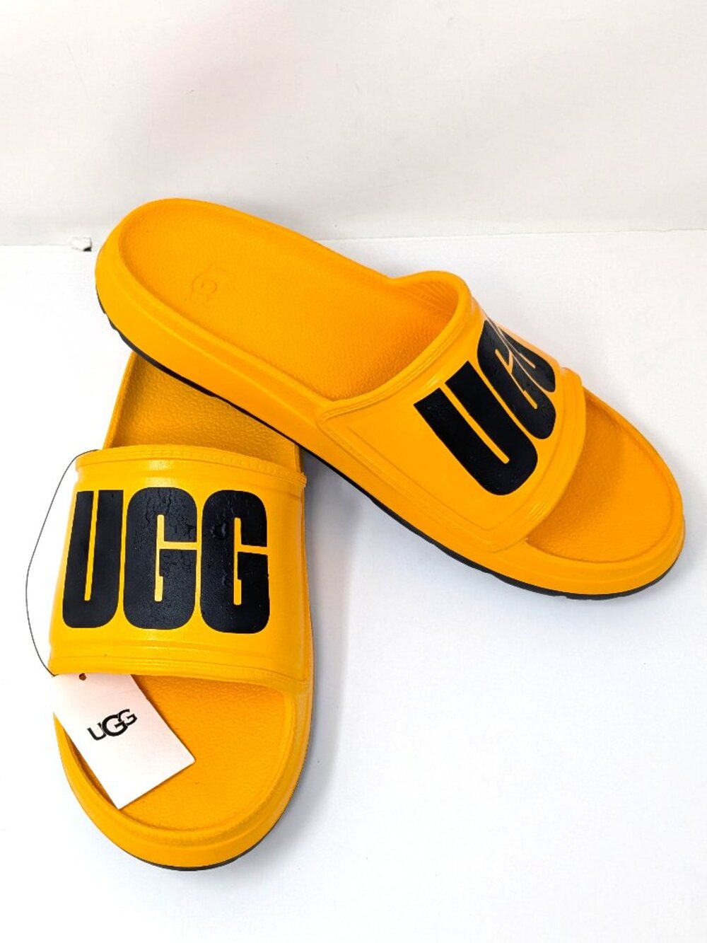 UGG Mens Wilcox Slide Sandal Slip-on Safron Orange US size 11 NEW w tag